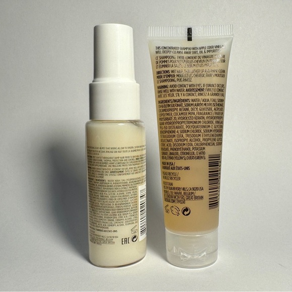 OUAI Detox Shampoo & Leave In Hair Conditioner Travel Size Minis Haircare - Picture 2 of 6